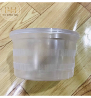 Thố nhựa tròn trong